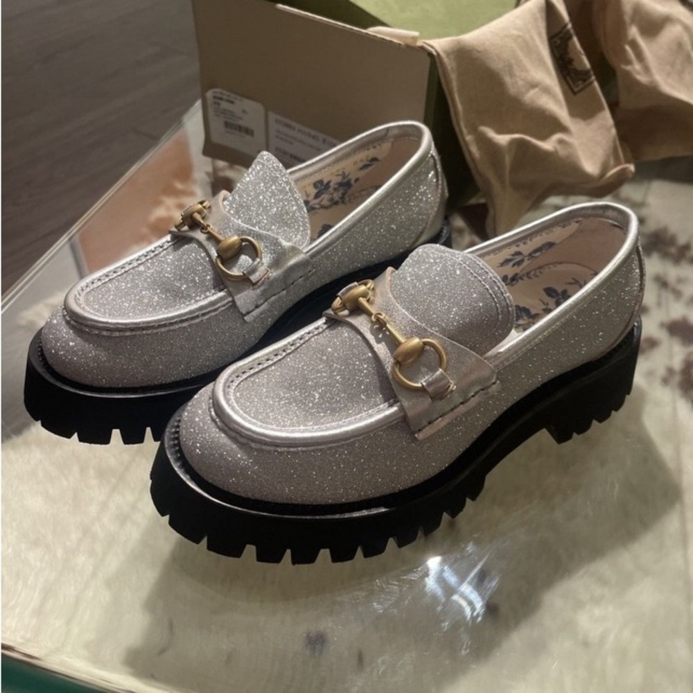Gucci Lug Sole Loafers